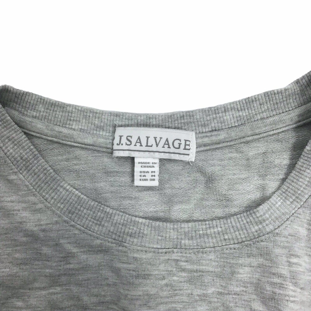 PJ Salvage Heather Gray Pullover Pajama Lounge Top Women's Medium M Long Sleeves - Picture 3 of 3